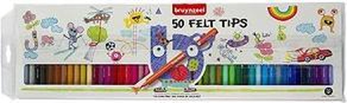 Bruynzeel Etui 50 Viltstiften
