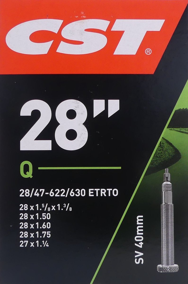 CST Binnenband 28 X 1.20/1.75 (28/47-622) Fv 40 Mm - Zwart