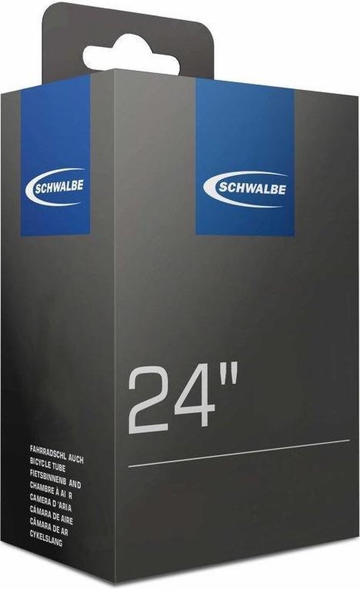 Schwalbe Binnenband 24 X 3/4 / 1 1/8 (20/28-540/541) Av 9a 40 Mm - Zwart