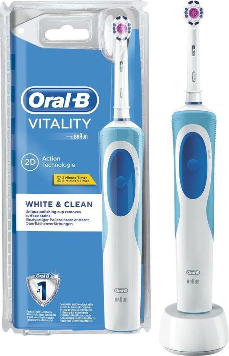 Oral B Oral-b Vitality White + Clean - Blauw