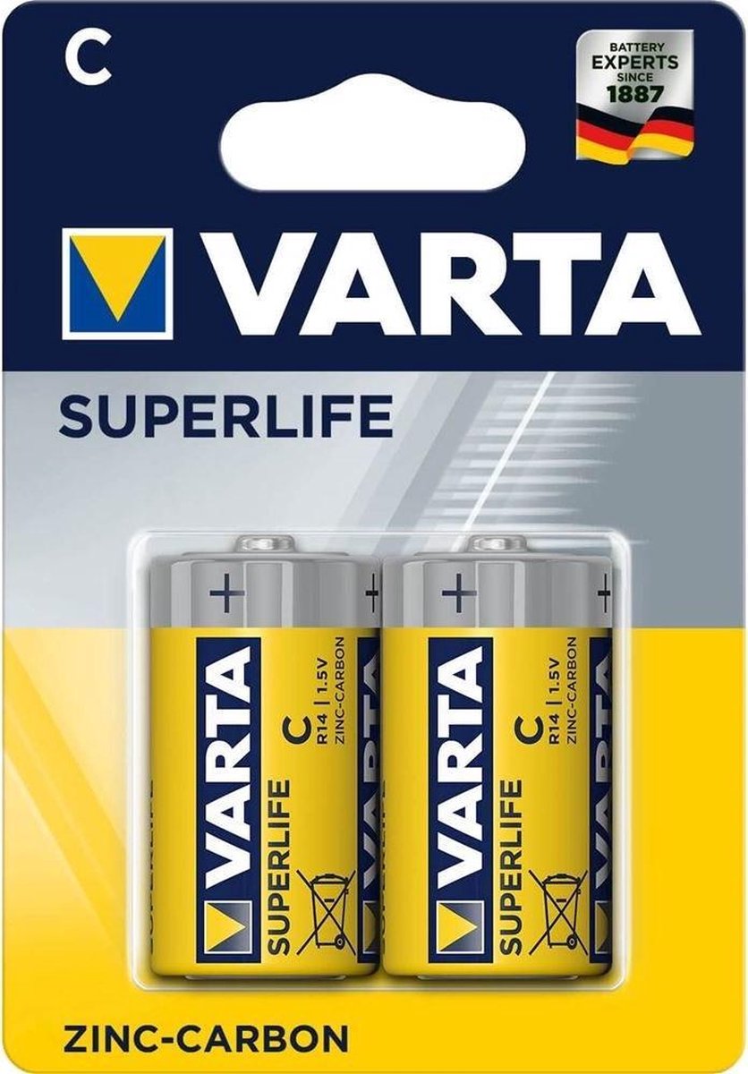 Varta Superlife Batterijen R14