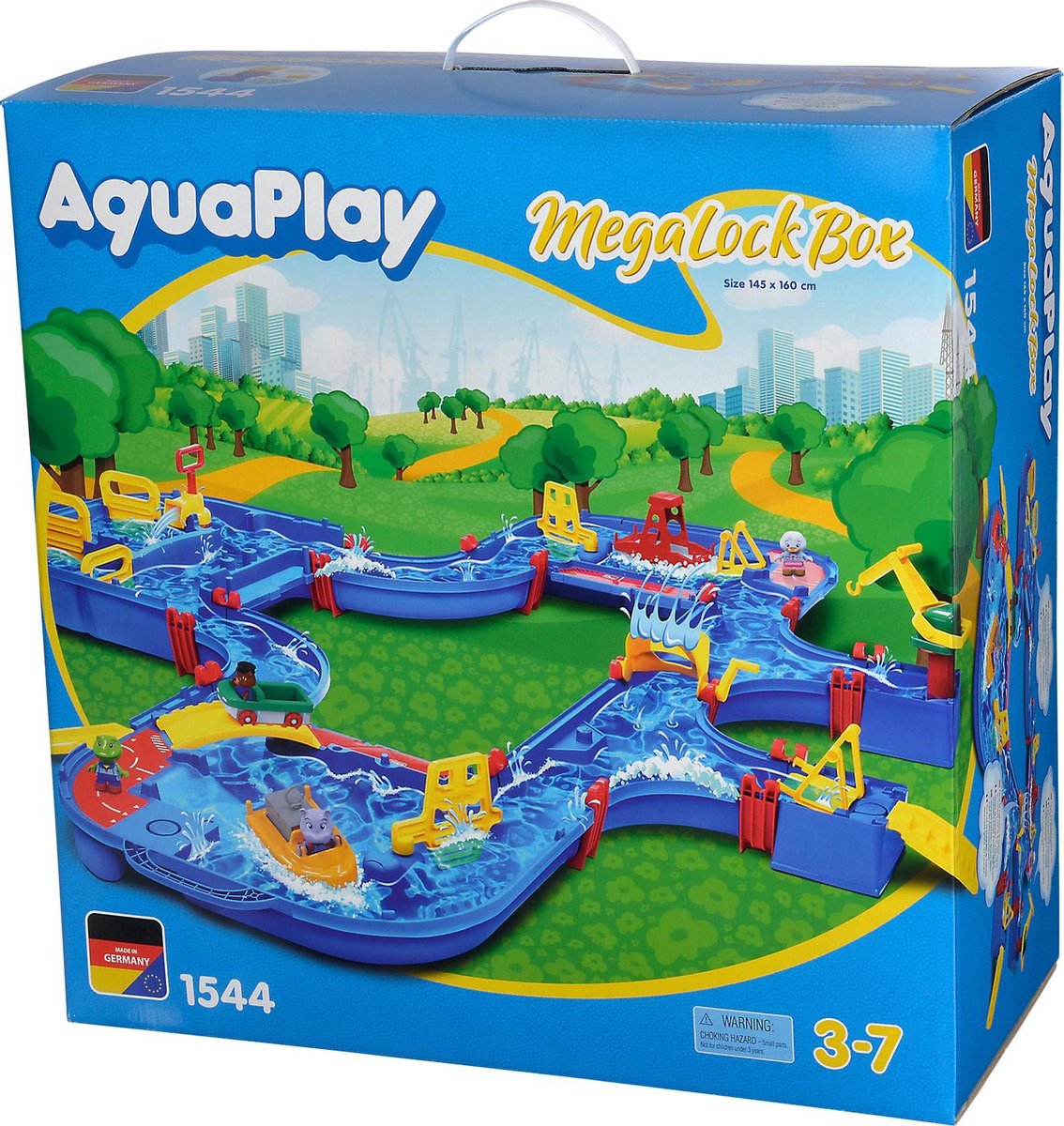 Aquaplay Waterbaan Mega Set - Blauw
