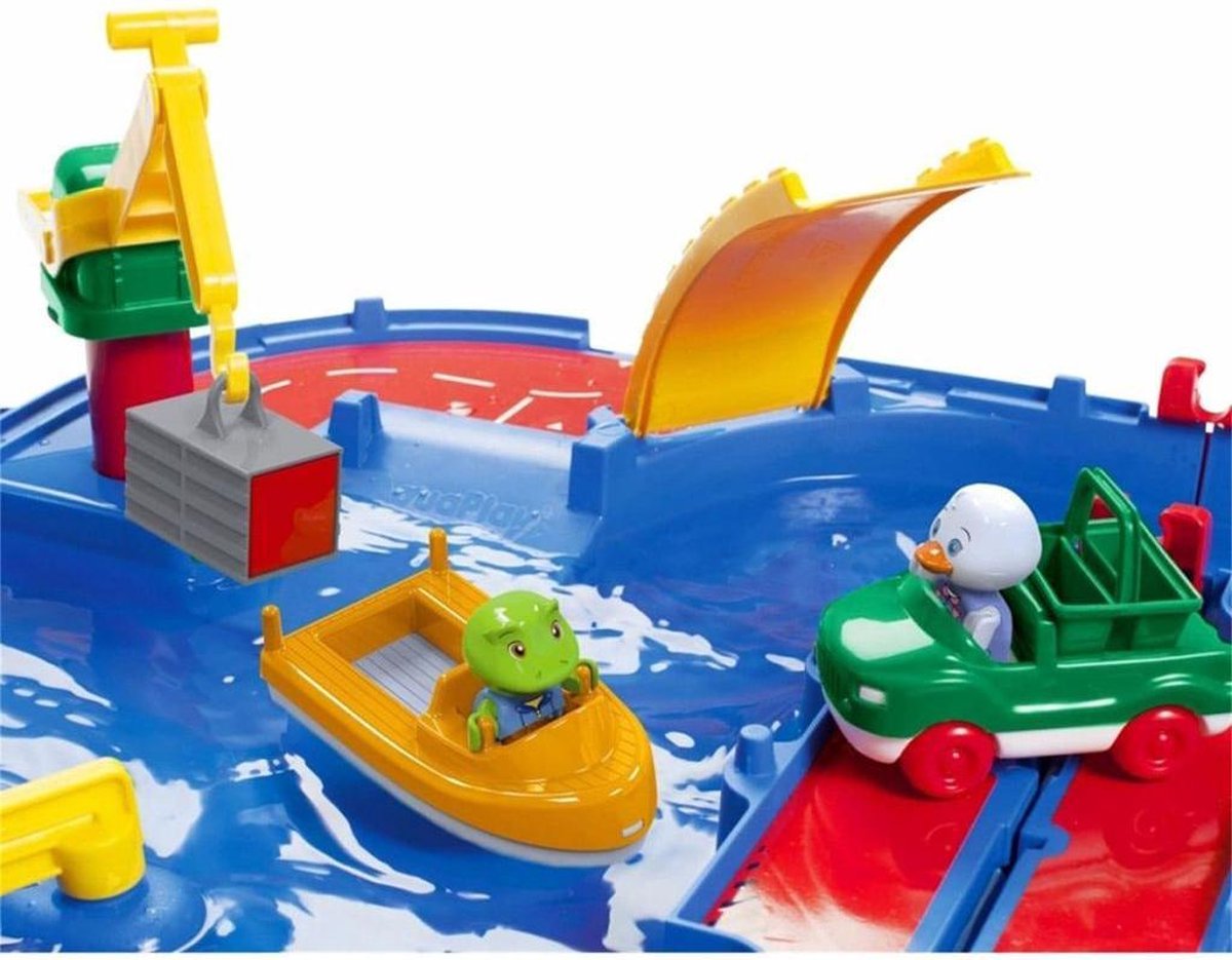 Aquaplay Waterbaan Mega Set - Blauw