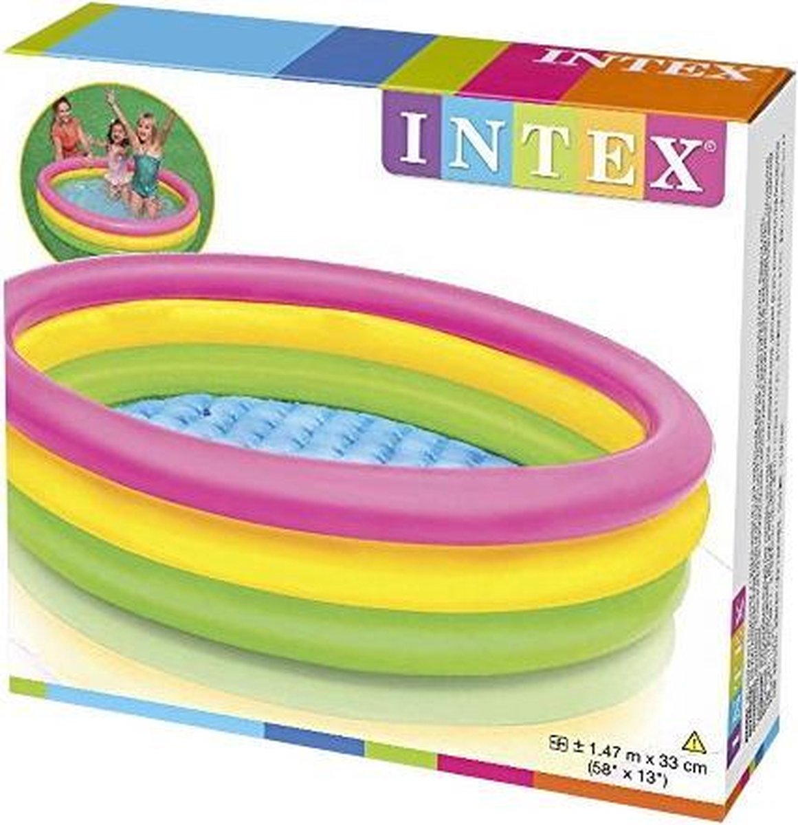 Intex Sunset Glow Zwembad - 147 X 33 Cm