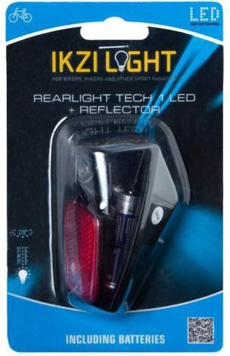 Ikzi Light Batterij Achterlicht Led - Rood