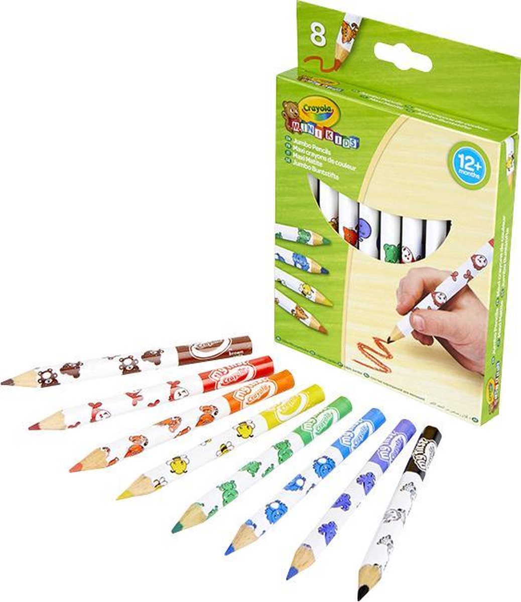 Crayola Mini Kids Dikke Kleurpotloden - 8 Stuks