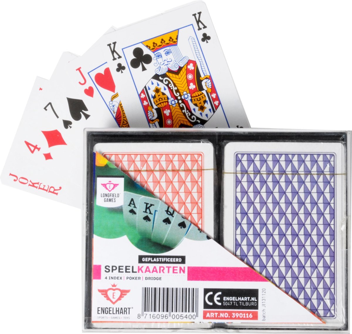 Longfield Games Longfield Speelkaarten Kadoset - Set Van 2