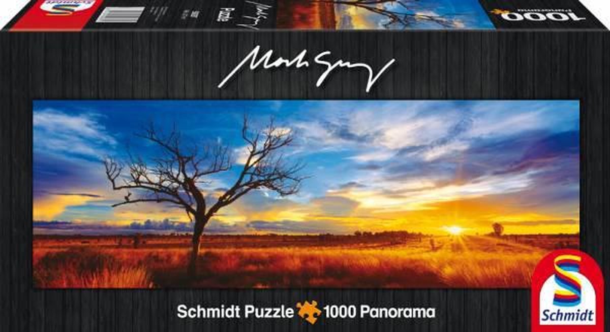 Schmidt Spiele Puzzel Panorama Desert Oak Bij Zonsondergang - 1000 Stukjes