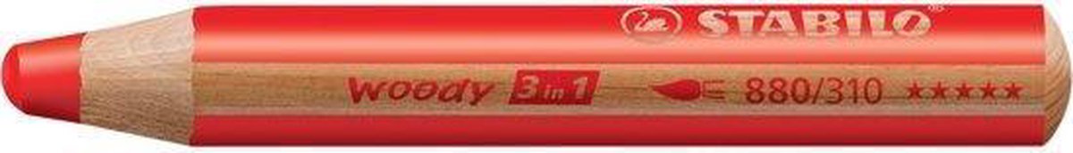 Stabilo Potloden Woody 3 In 1 - 10 Stuks - Potlood