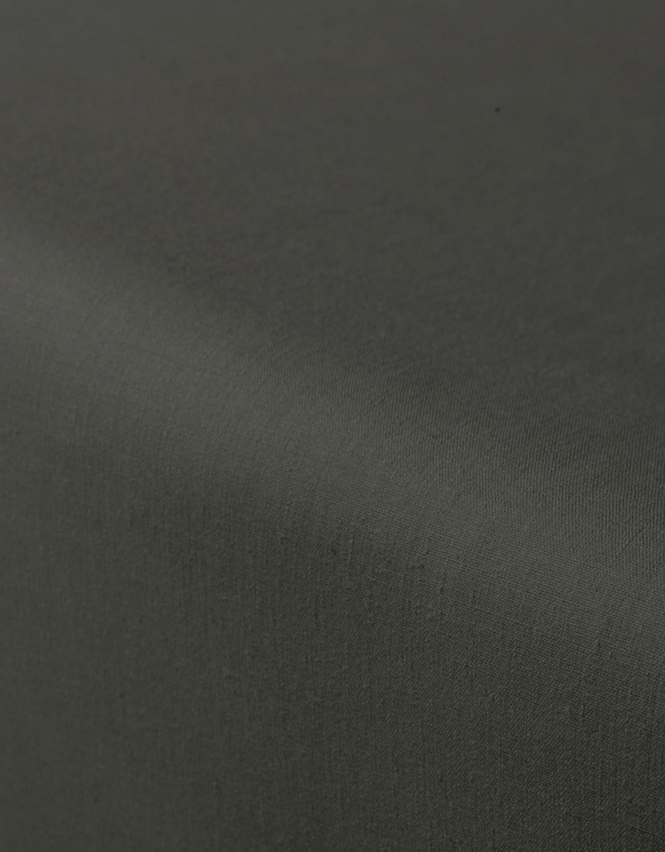 Essenza Premium Percale Katoen Hoeslaken Extra Hoog - 100% Percale Katoen - 1-persoons (80x200 Cm) - Steel Grey - Grijs