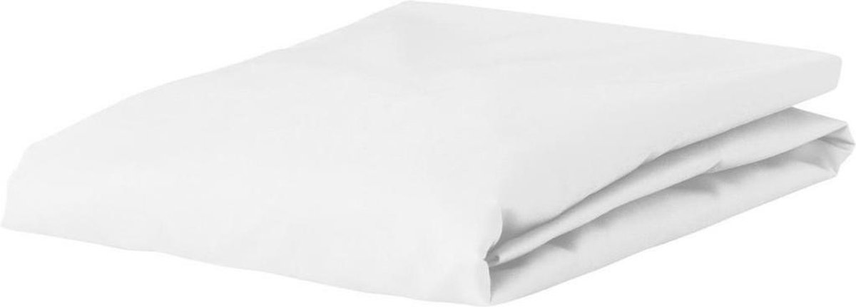 Essenza Satin Hoeslaken - 100% Katoen-satijn - 1-persoons (80x200 Cm) - White - Wit