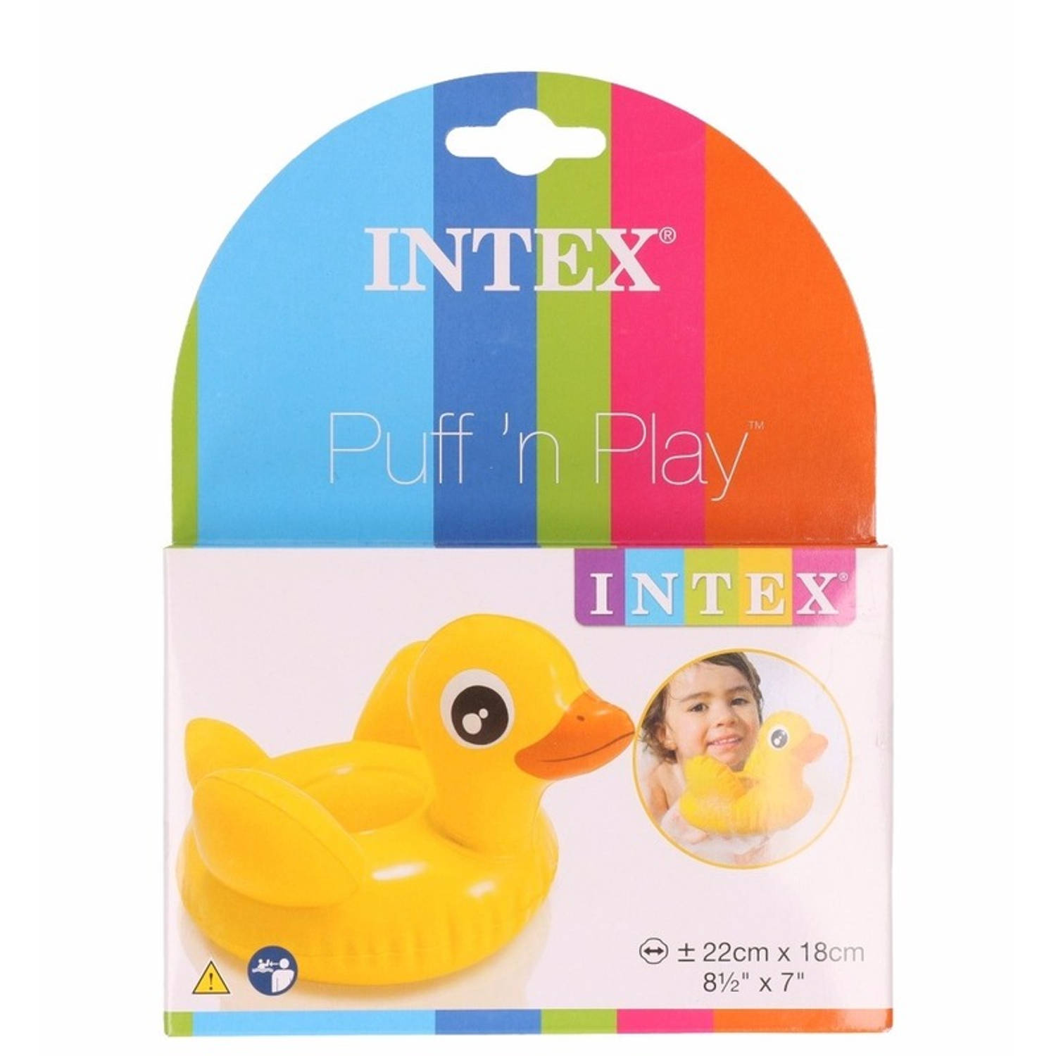 Intex Opblaas Eendje 22 Cm