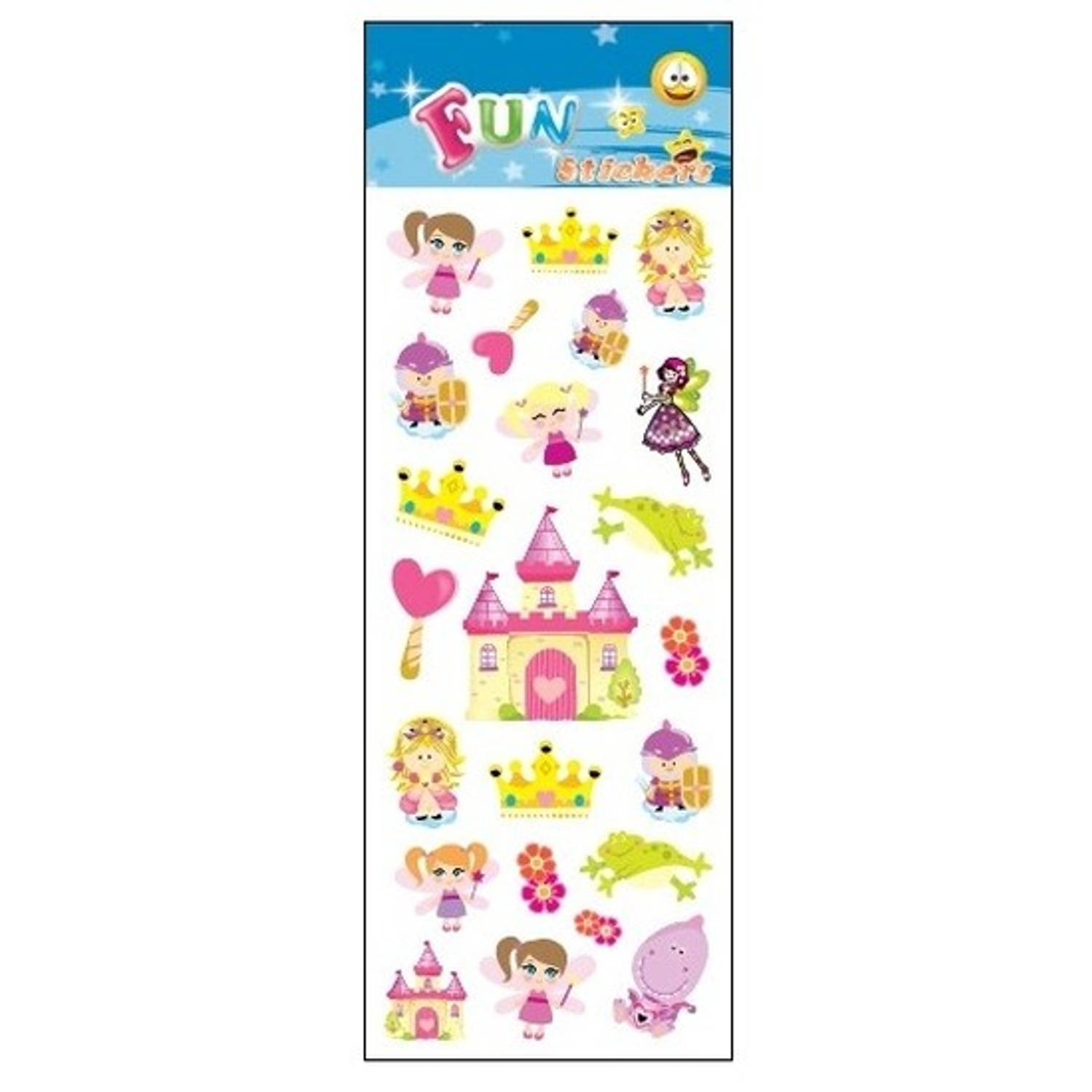 Stickervel Prinsessen/feeen 31 X 11 Cm - Stickers