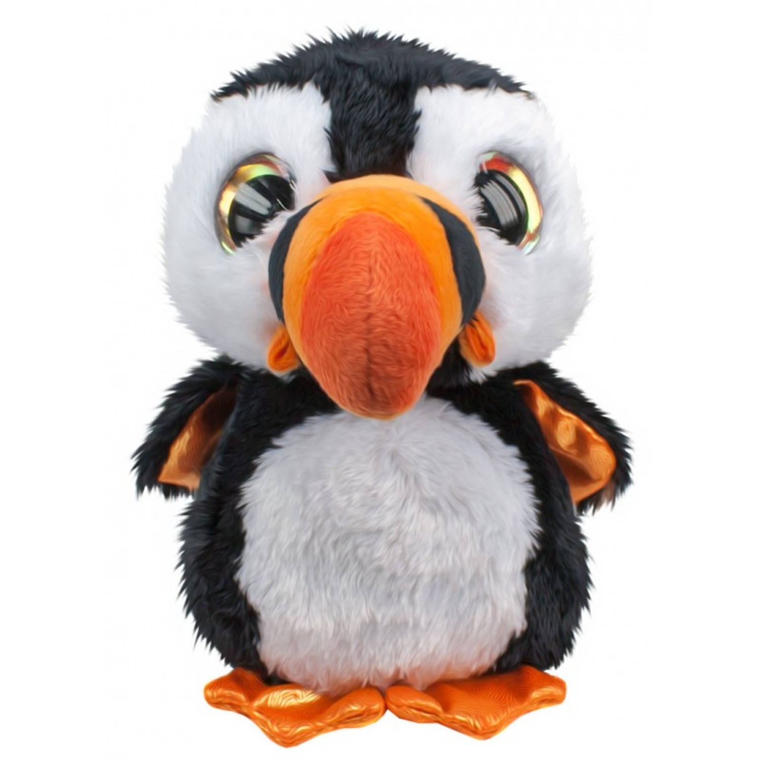 Lumo Stars Knuffeldier Puffin Lunni - Classic - 15cm - Oranje