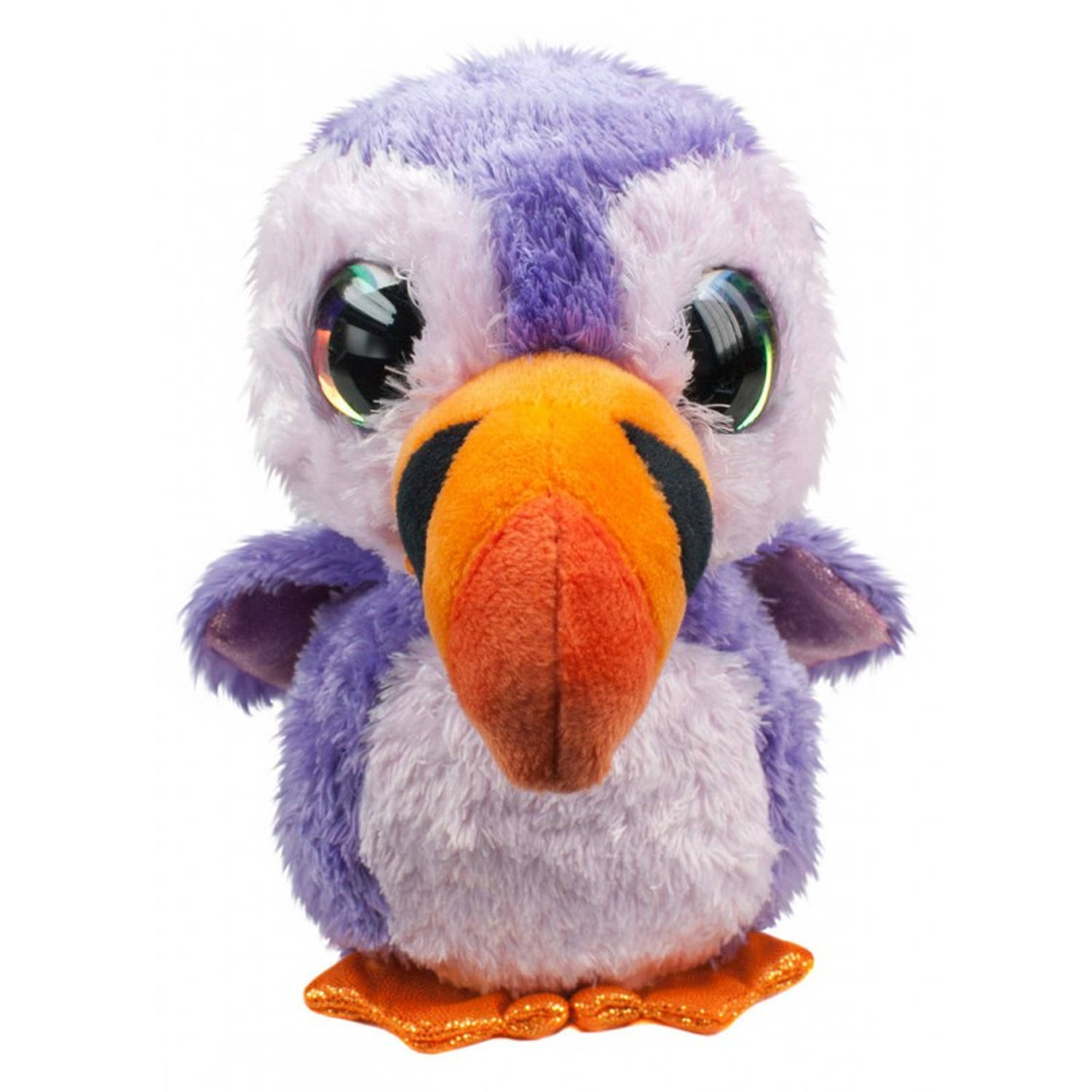 Lumo Stars Knuffeldier Puffin Luna - Classic - 15cm - Paars