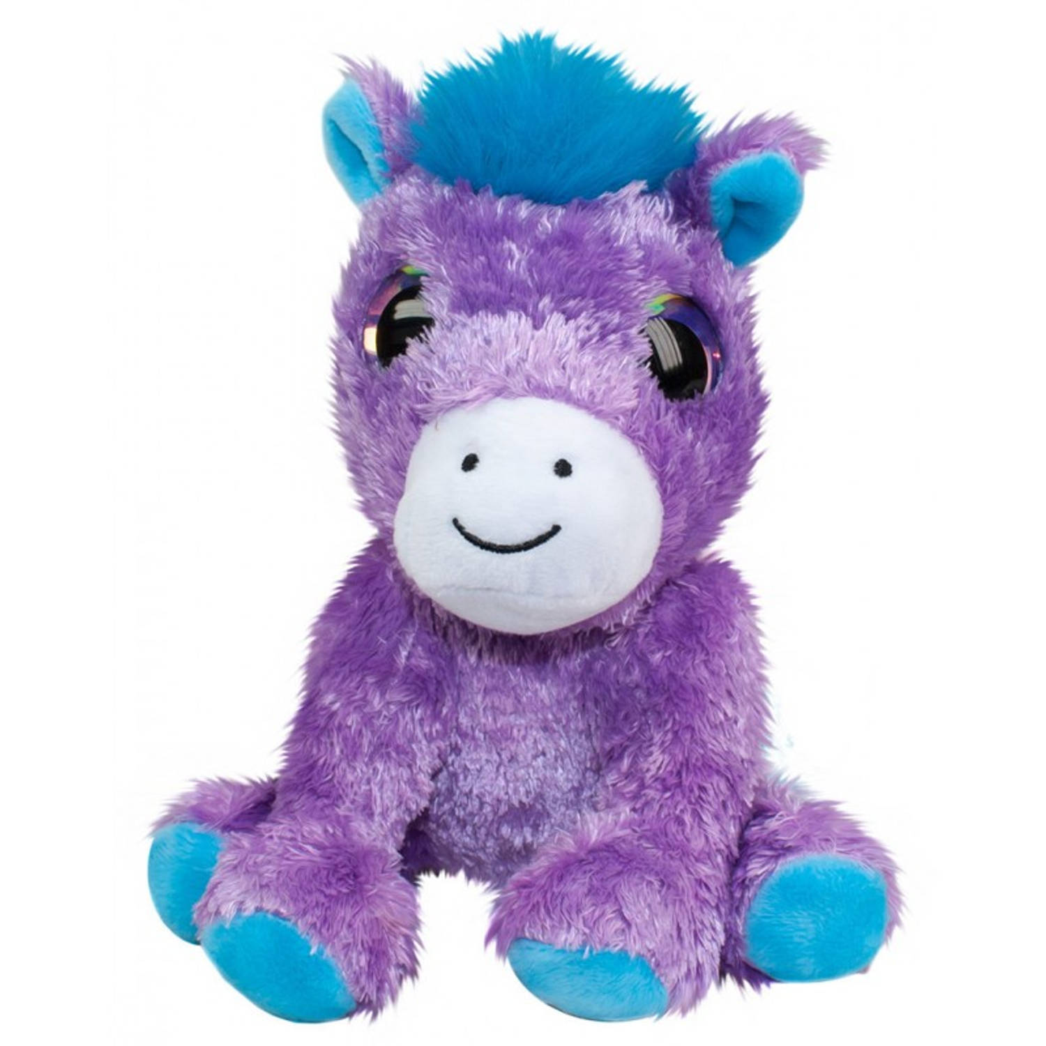 Lumo Stars Knuffeldier Pony Carla - Classic - 15cm - Paars