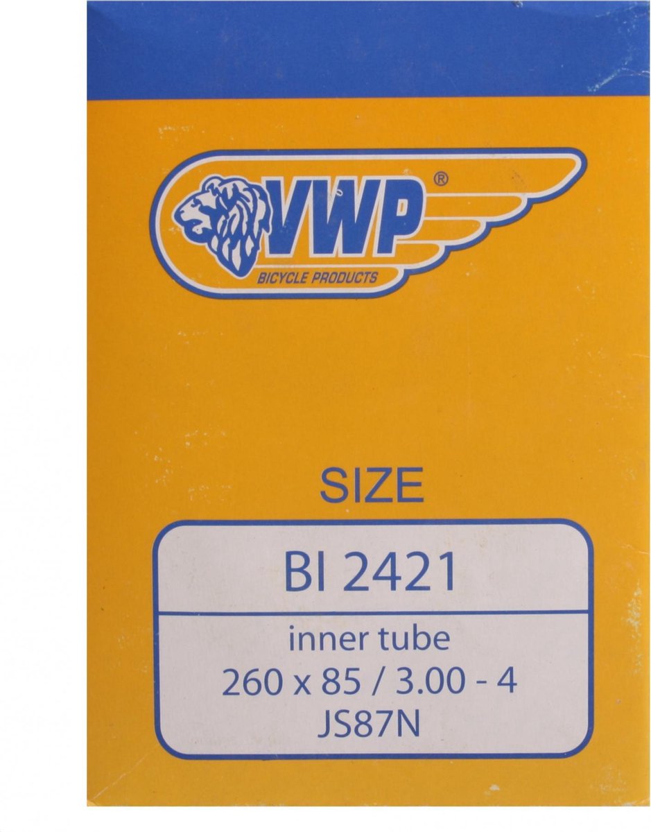 VWP Binnenband Js87 6 Inch (260-85 / 300-4) Av 35 Mm - Zwart