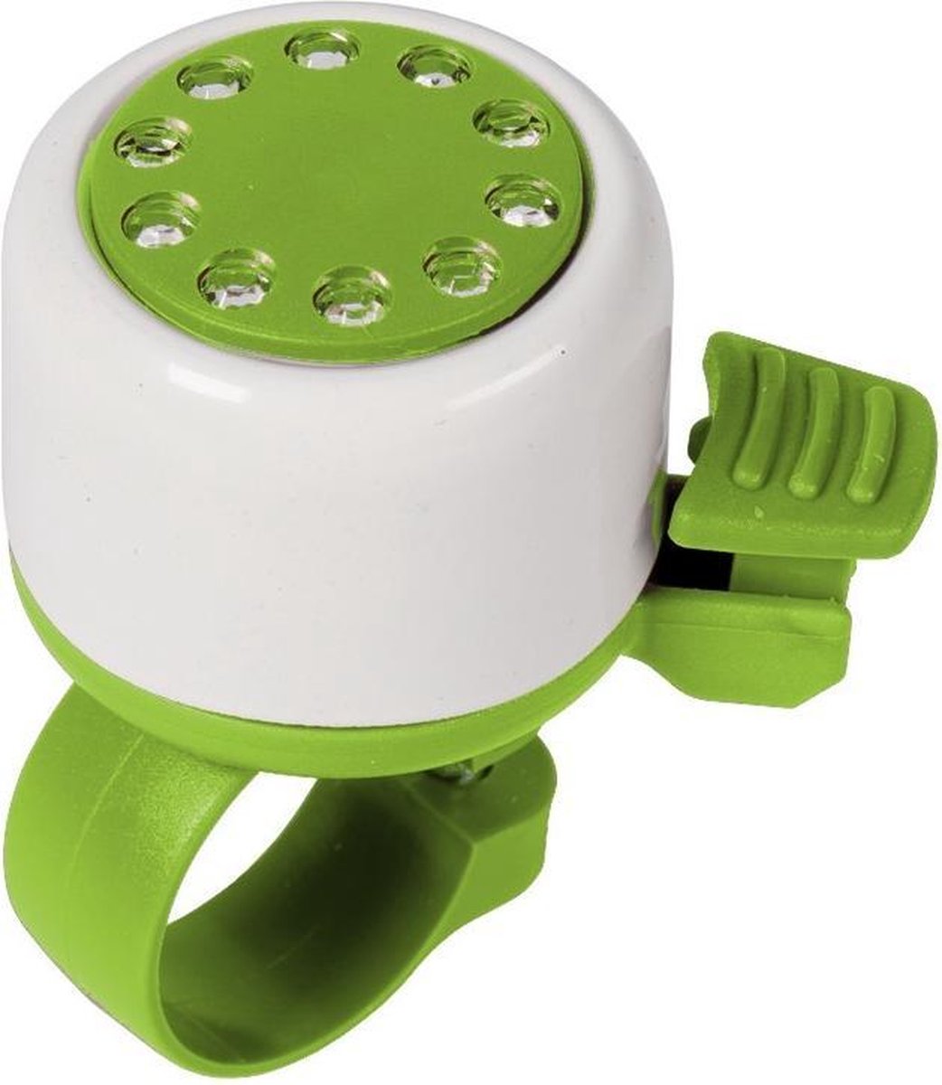 Widek Mini-fietsbel Bling Bling 34 Mm/groen - Grijs