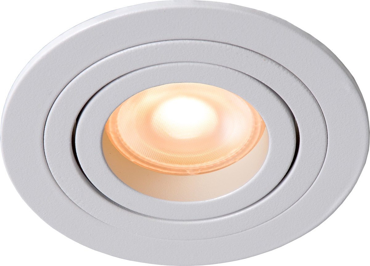 Lucide Tube - Inbouwspot - Ø 9 Cm - Gu10 - - Wit