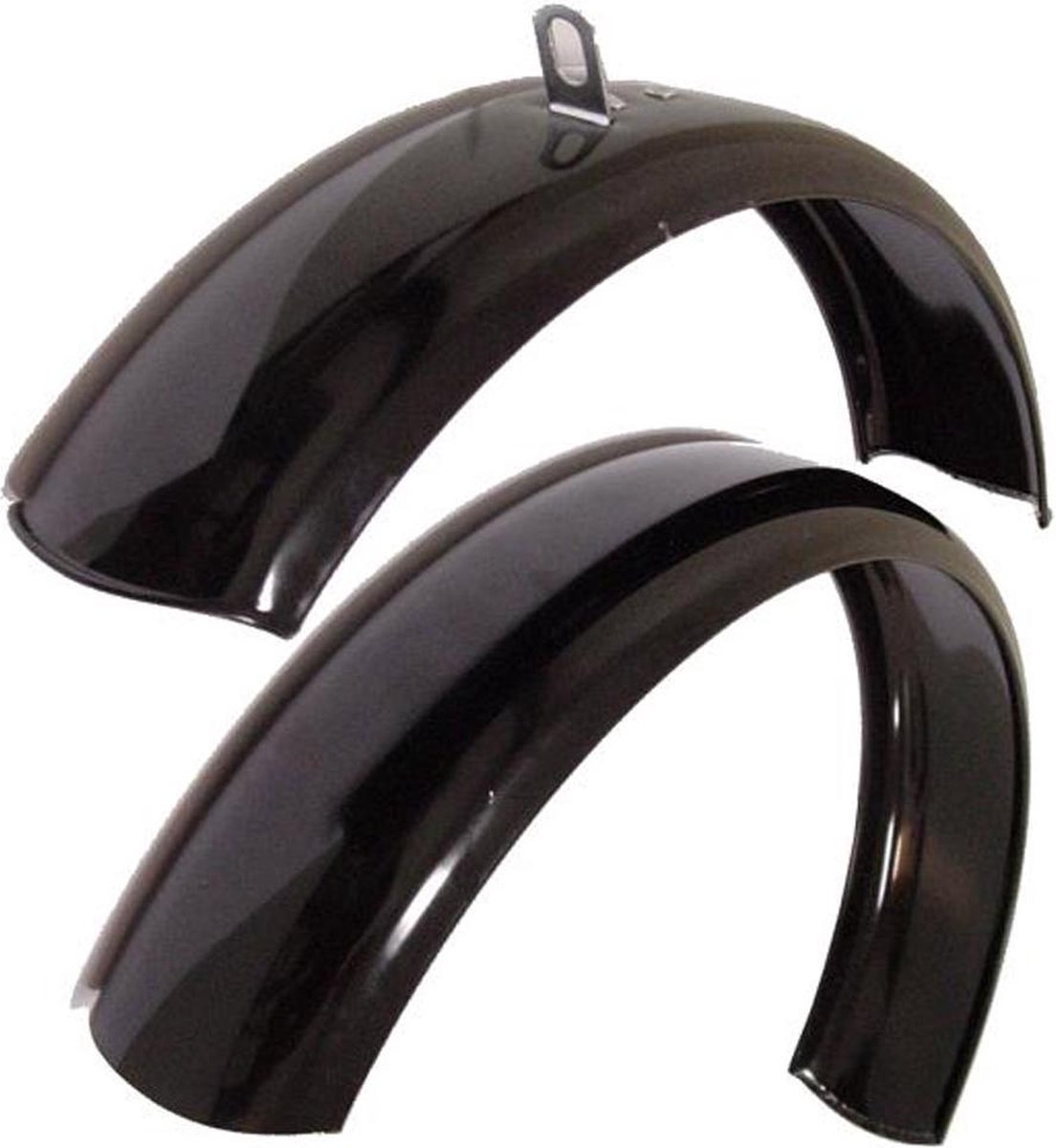 Curana Spatbord Set Atb Staal 20 Inch - Zwart