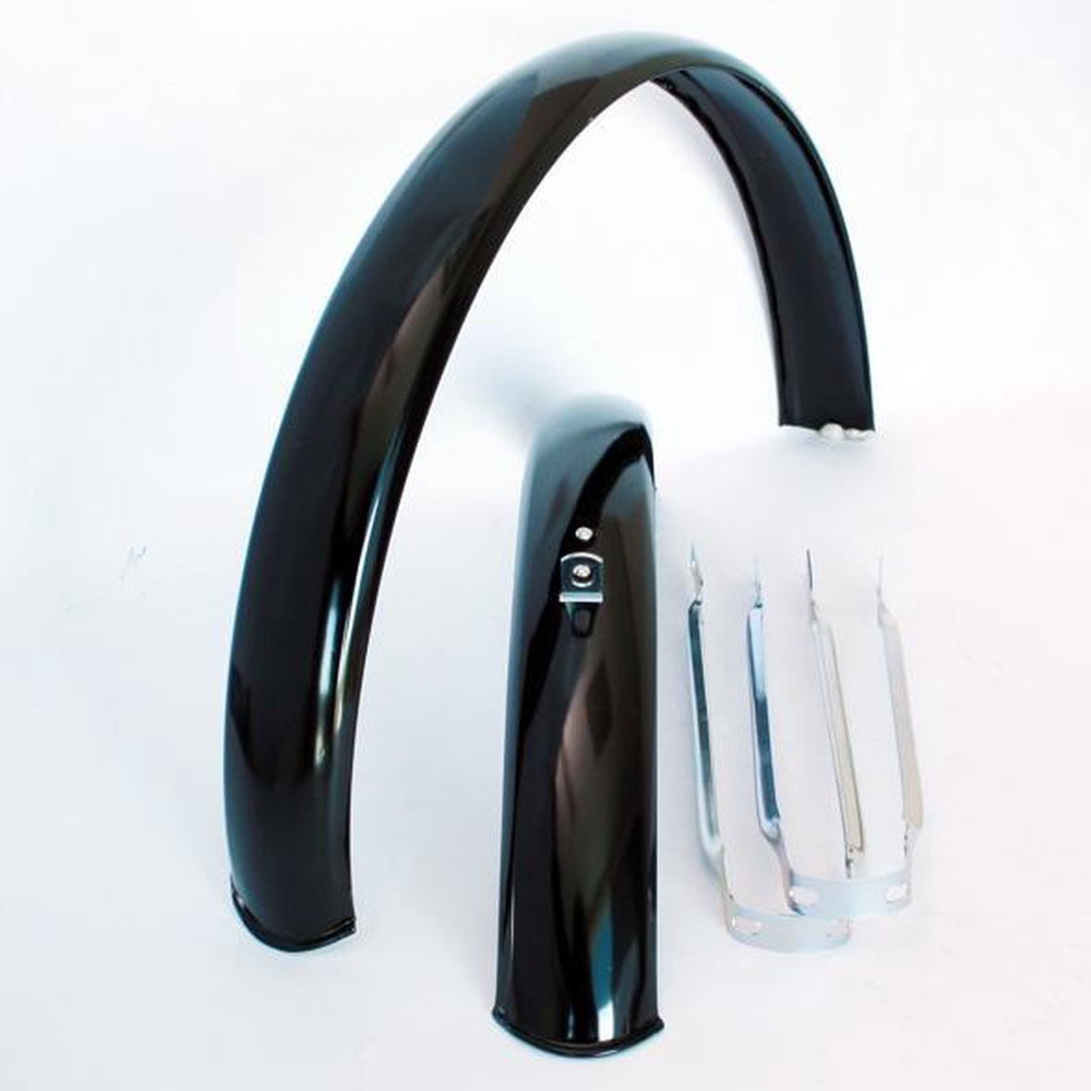 Curana Spatbord Set Atb Staal 20 Inch - Zwart