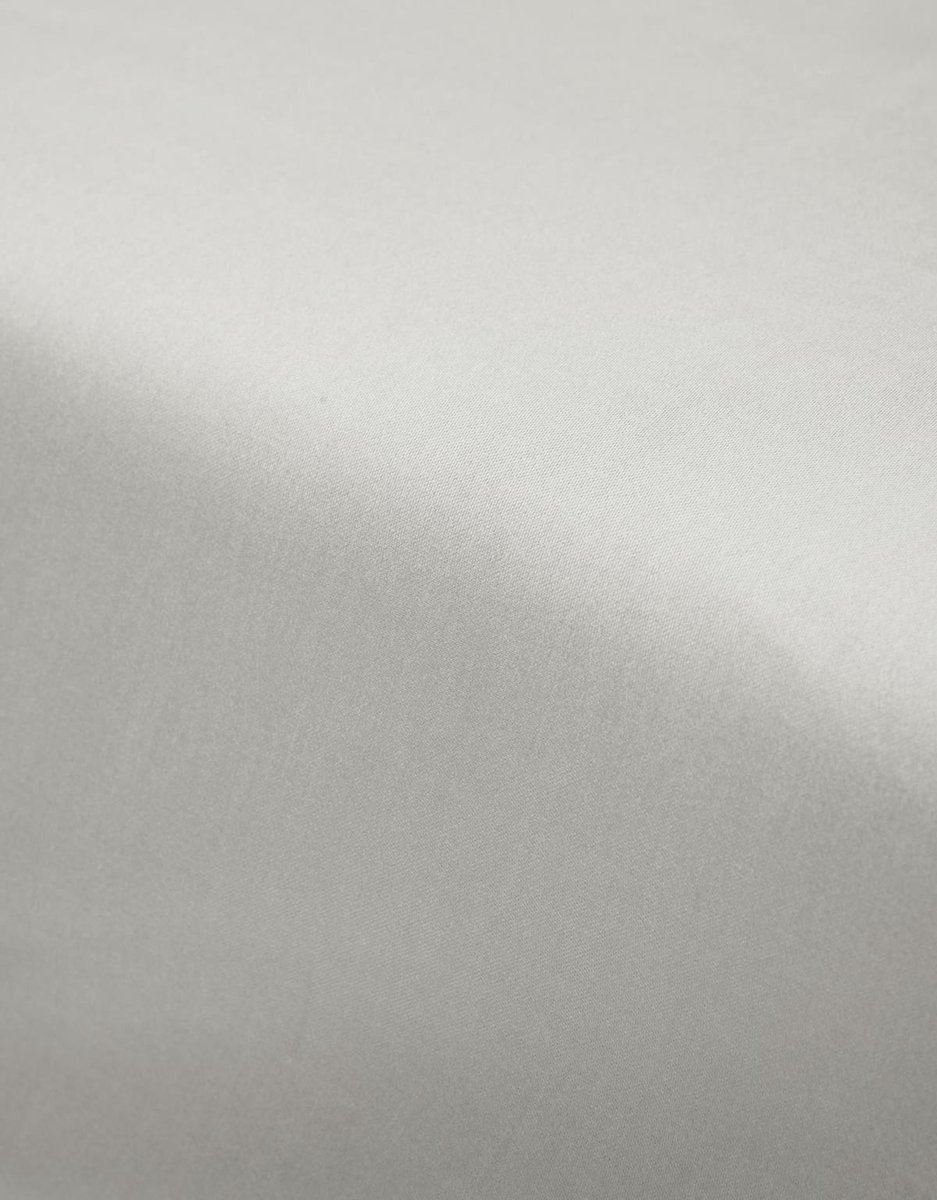 Essenza Satin Hoeslaken - 100% Katoen-satijn - 2-persoons (140x200 Cm) - - Silver