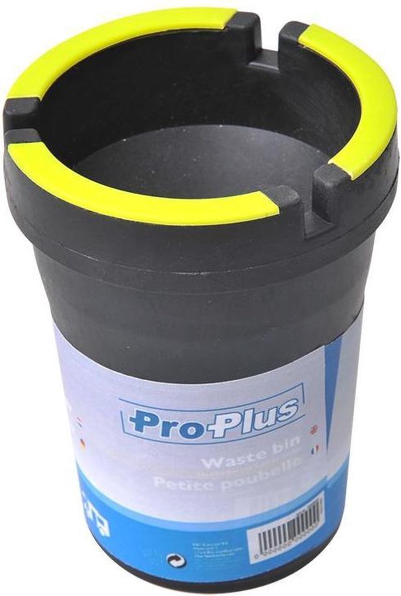 PROPLUS Asbak 11 Cm/zilver - Zwart