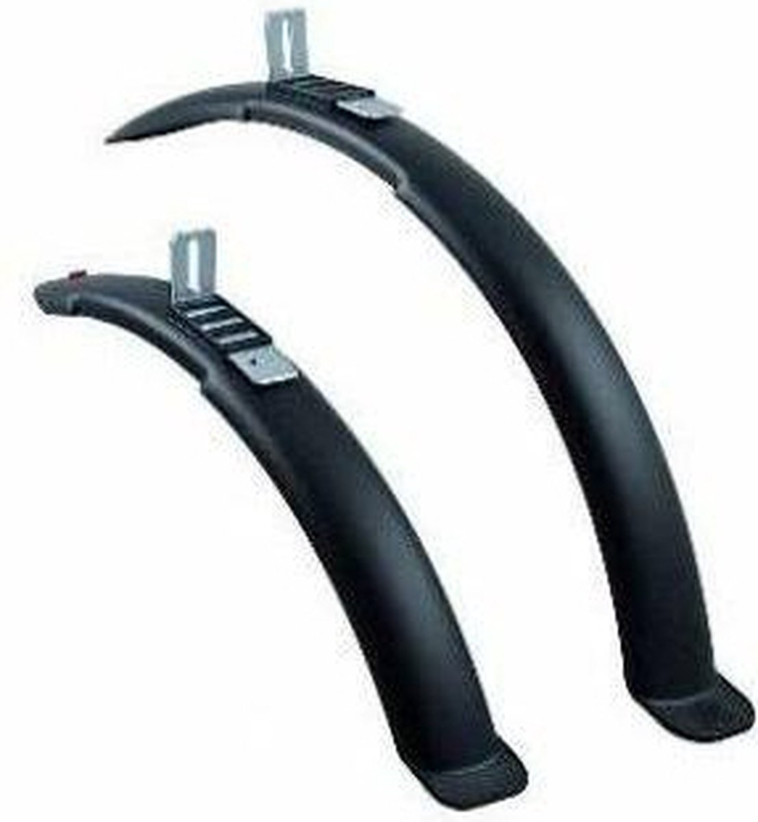 Hebie Spatborden Set Kunststof 16 Inch - Zwart