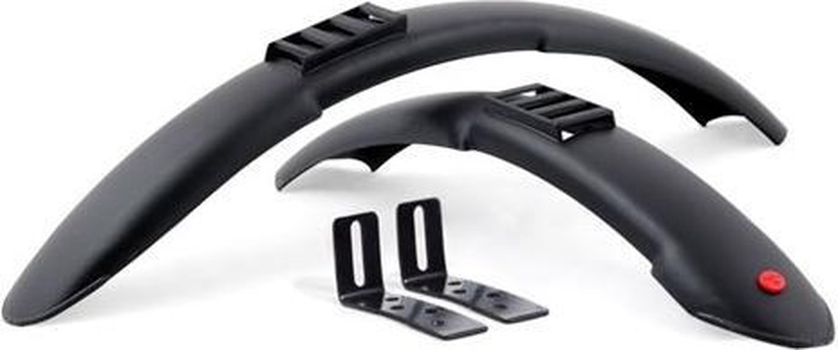 Hebie Spatborden Set Kunststof 16 Inch - Zwart