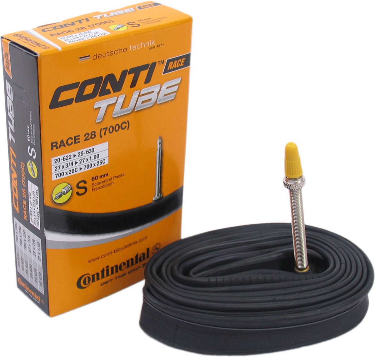 Continental Binnenband Race 28 Inch (20/25-622) Fv 60 Mm - Zwart