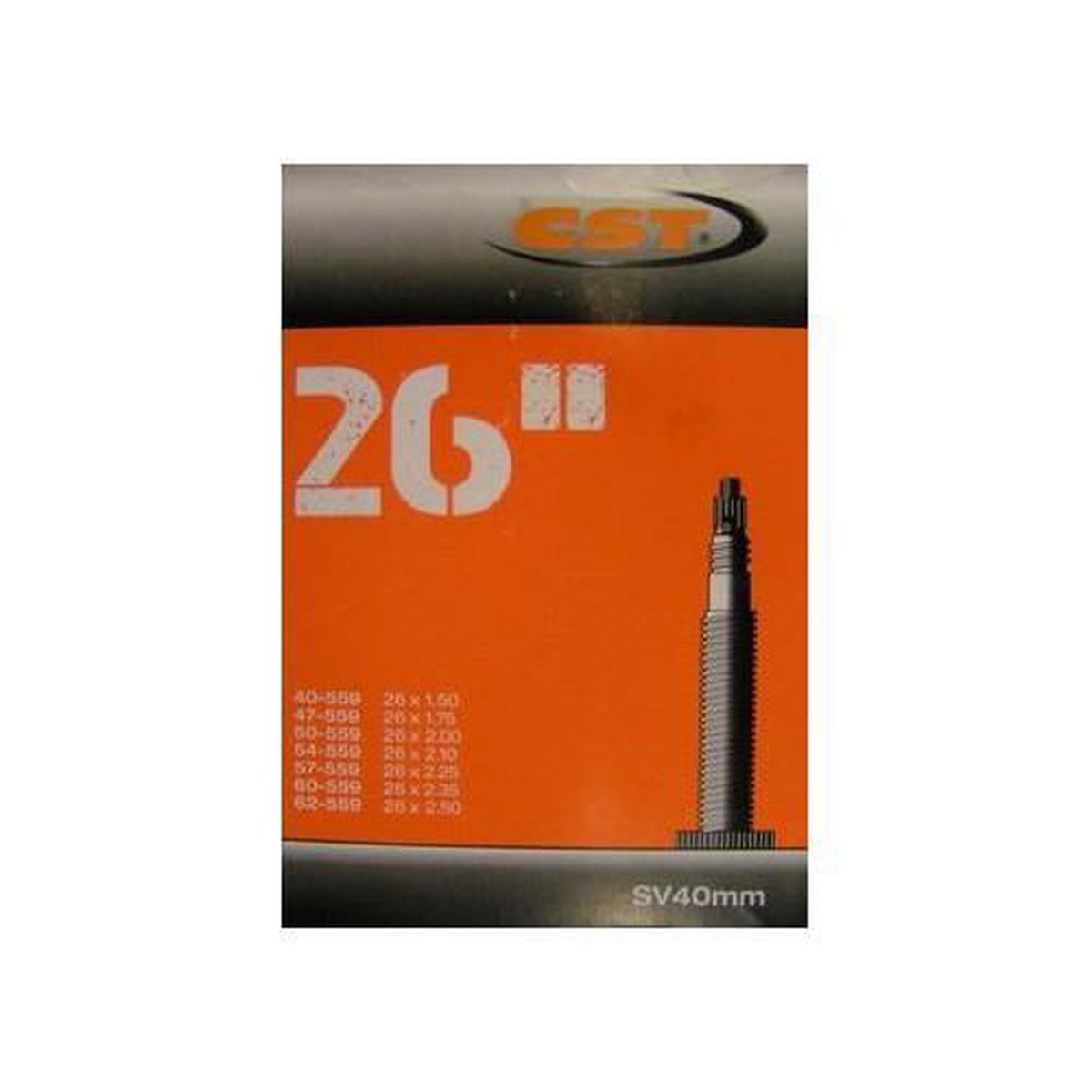 CST Binnenband 26 X 1.50-2.50 (40/62-559) Fv 40 Mm - Zwart