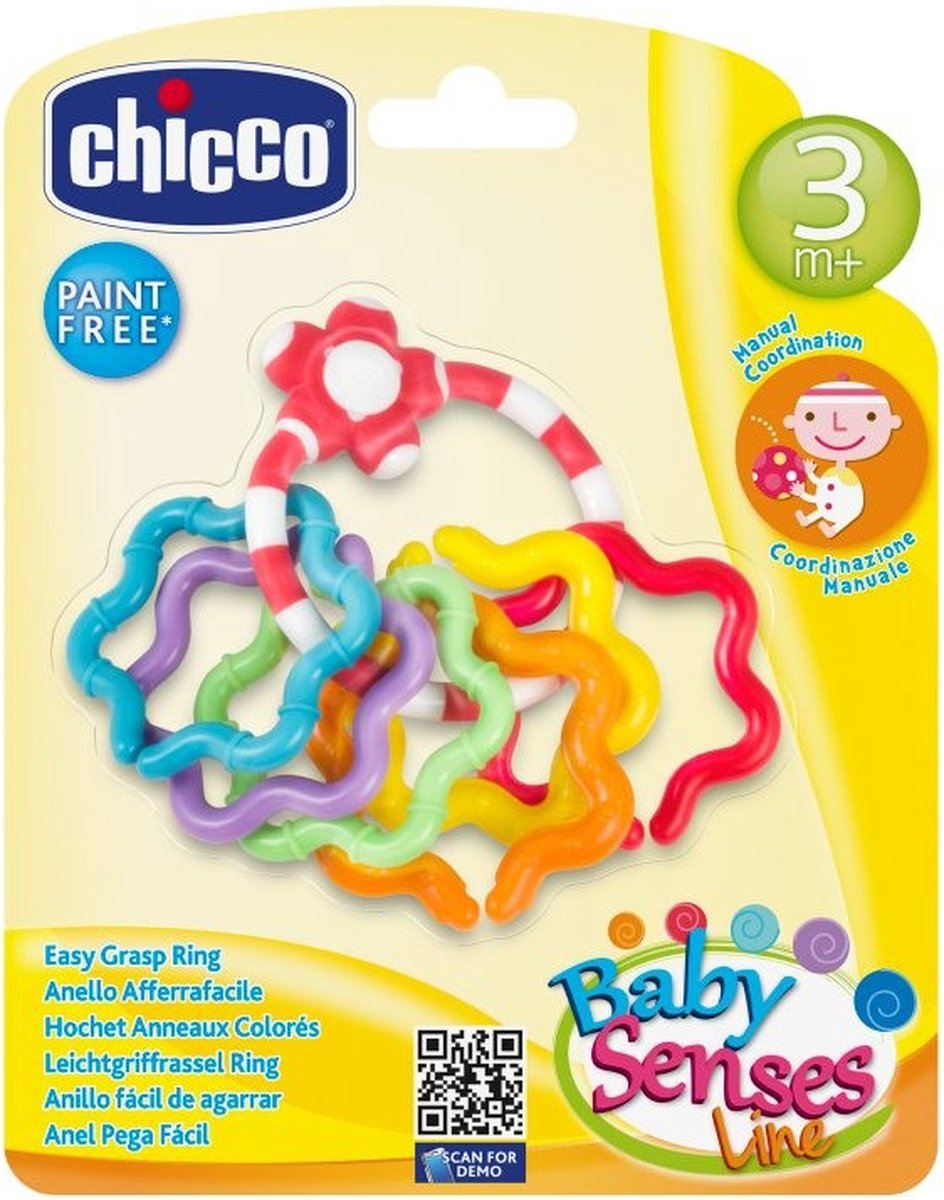 Chicco Rammelaar Ringen 12 Cm Junior 6-delig