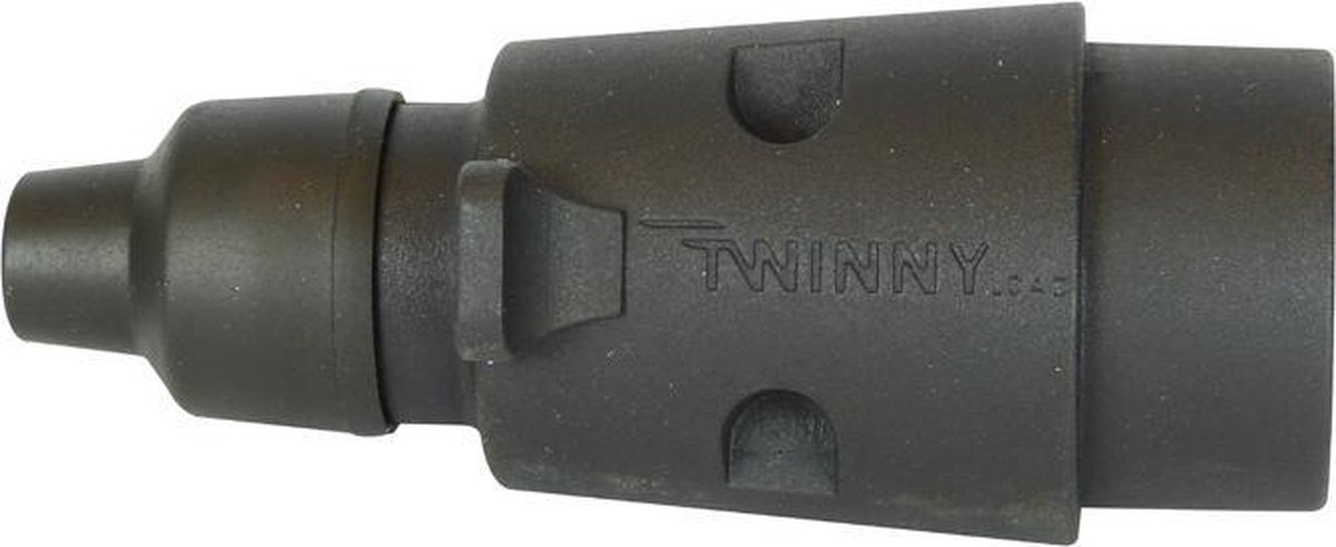 Universeel Twinny Load Trailerstekker 7-polig - Zwart