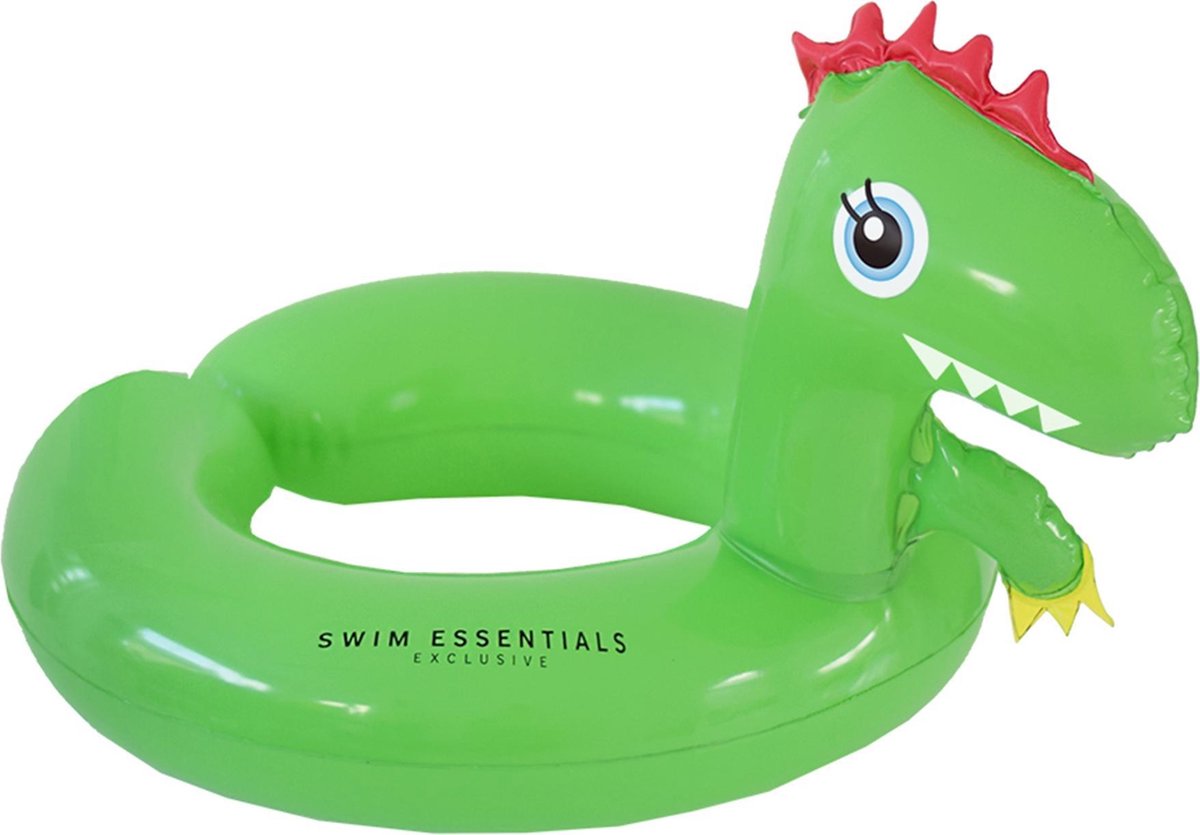 Swim Essentials Opblaasbare Dinosaurus Kinder Zwemring - Groen