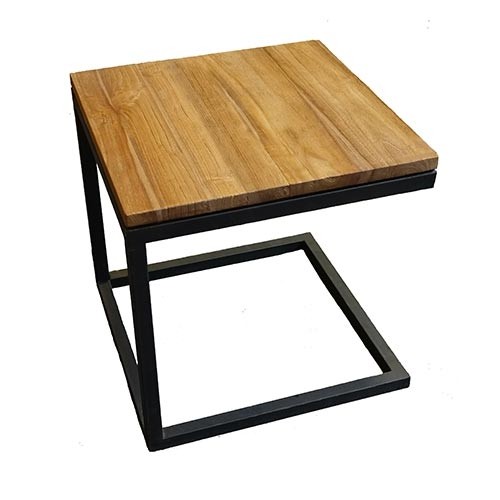 Buitengewoon de Boet Reeve Lounge Tafel - 45x45 cm - Bruin