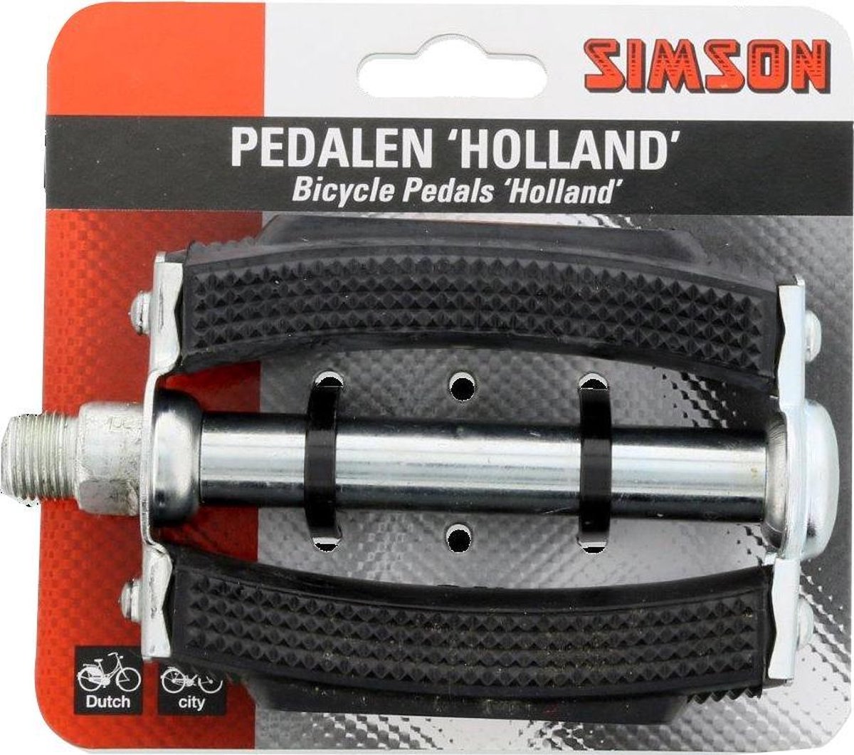 Simson Pedalen Set Holland 9/16 Inch - Zwart