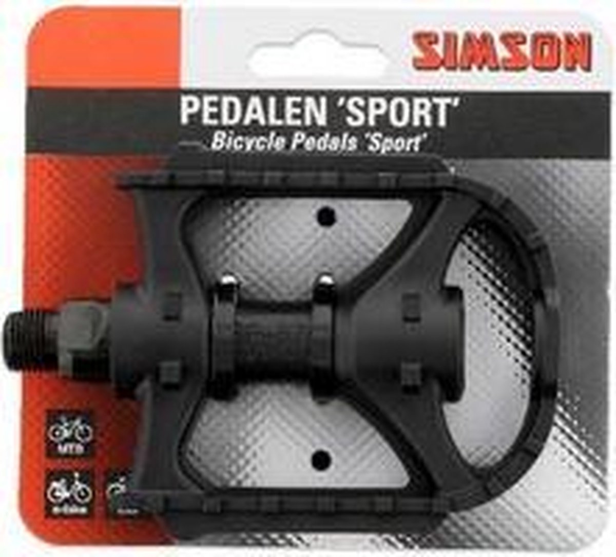 Simson Pedalen Set Holland 9/16 Inch - Zwart