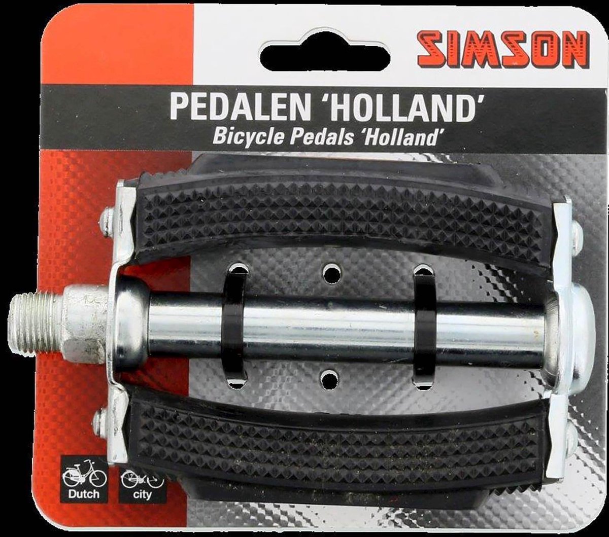 Simson Pedalen Set Holland 9/16 Inch - Zwart