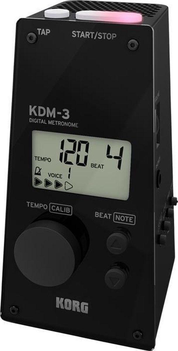 Korg KDM-3 BK metronoom zwart