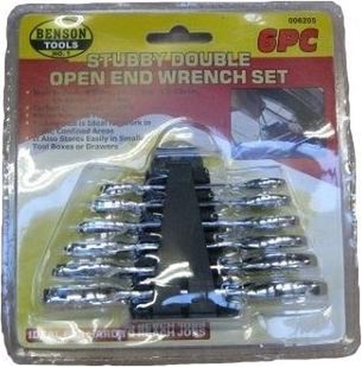 Benson Steeksleutelset 6 Delig 6 T/m 17 Mm - Silver