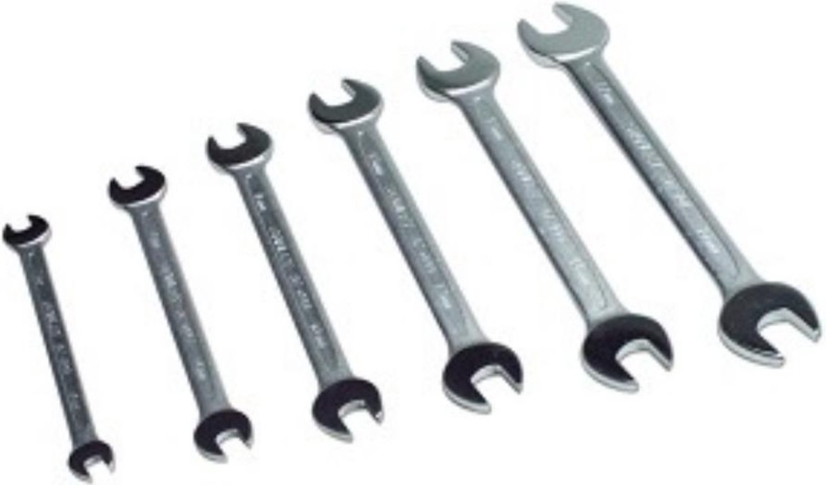 Benson Steeksleutelset 6 Delig 6 T/m 17 Mm - Silver