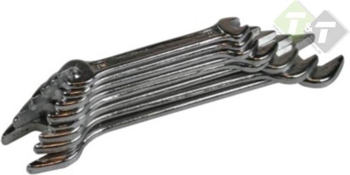 Benson Steeksleutelset 6 Delig 6 T/m 17 Mm - Silver