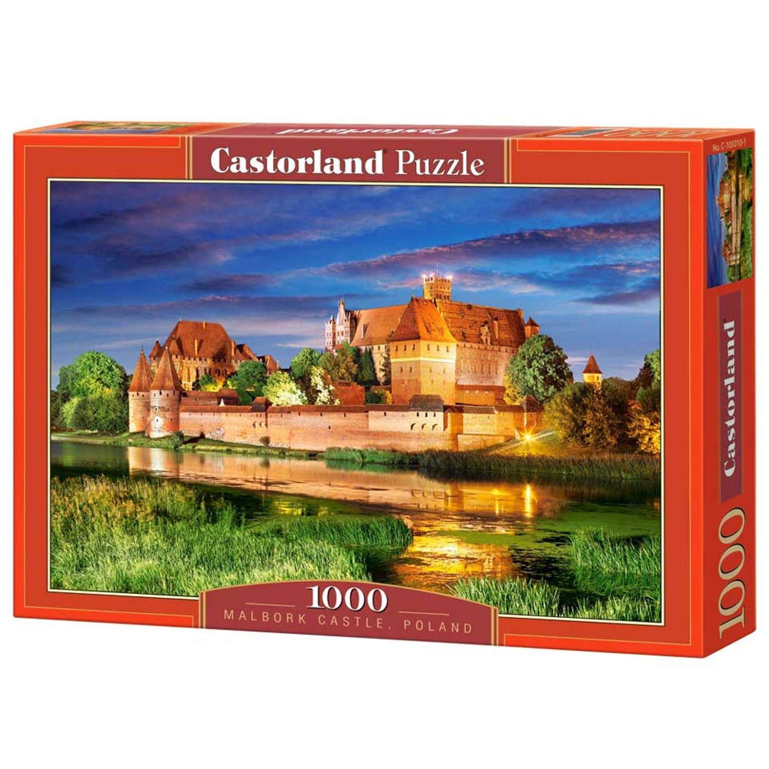 Selecta Malbork Castle, Poland Puzzel 1000 Stukjes