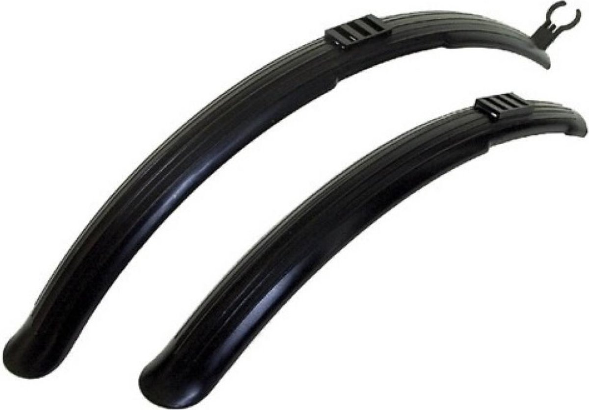 M-wave Spatbord Set Mtb Kunststof 26 Inch - Zwart