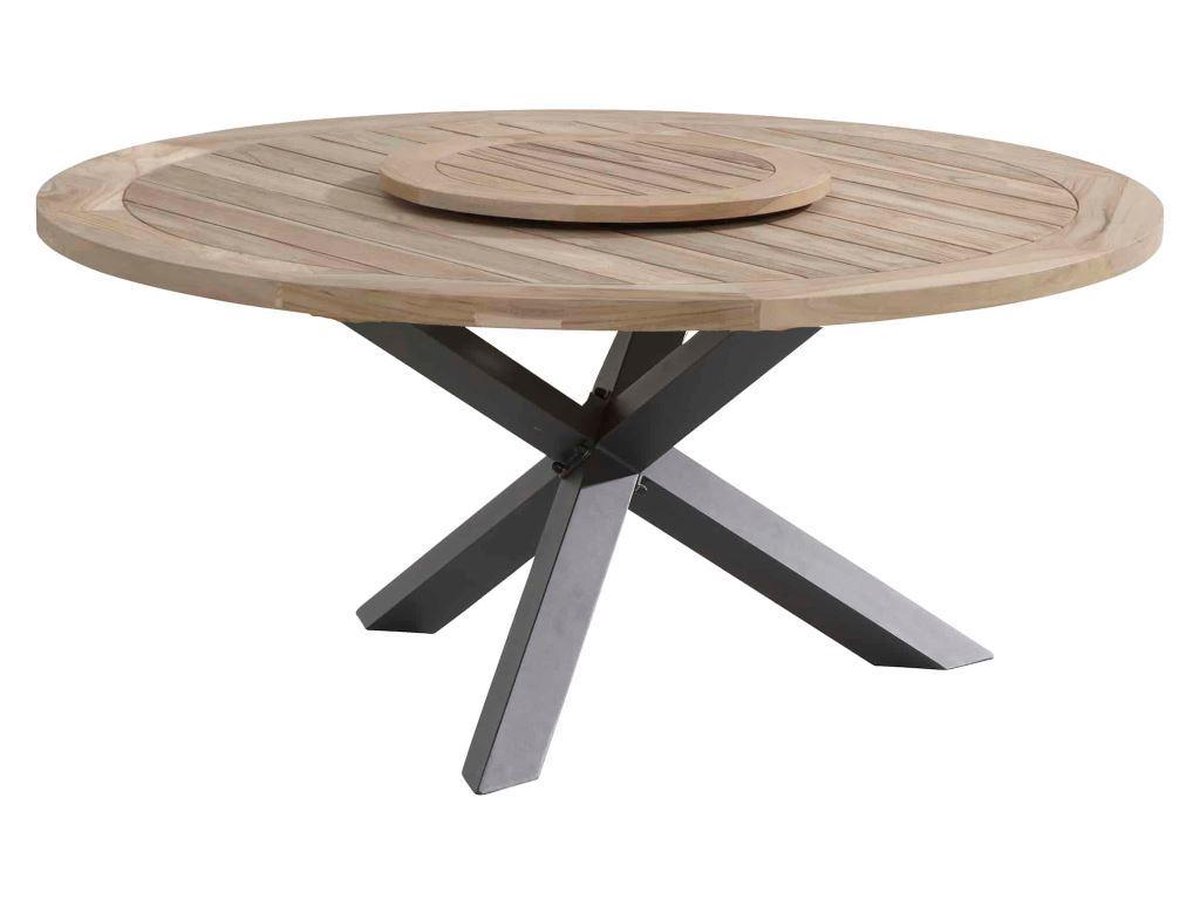 Taste Louvre Lazy susan teak dia. 65 cm - Bruin