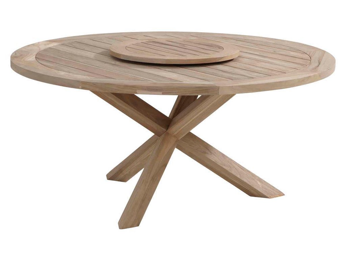 Taste Louvre Lazy susan teak dia. 65 cm - Bruin
