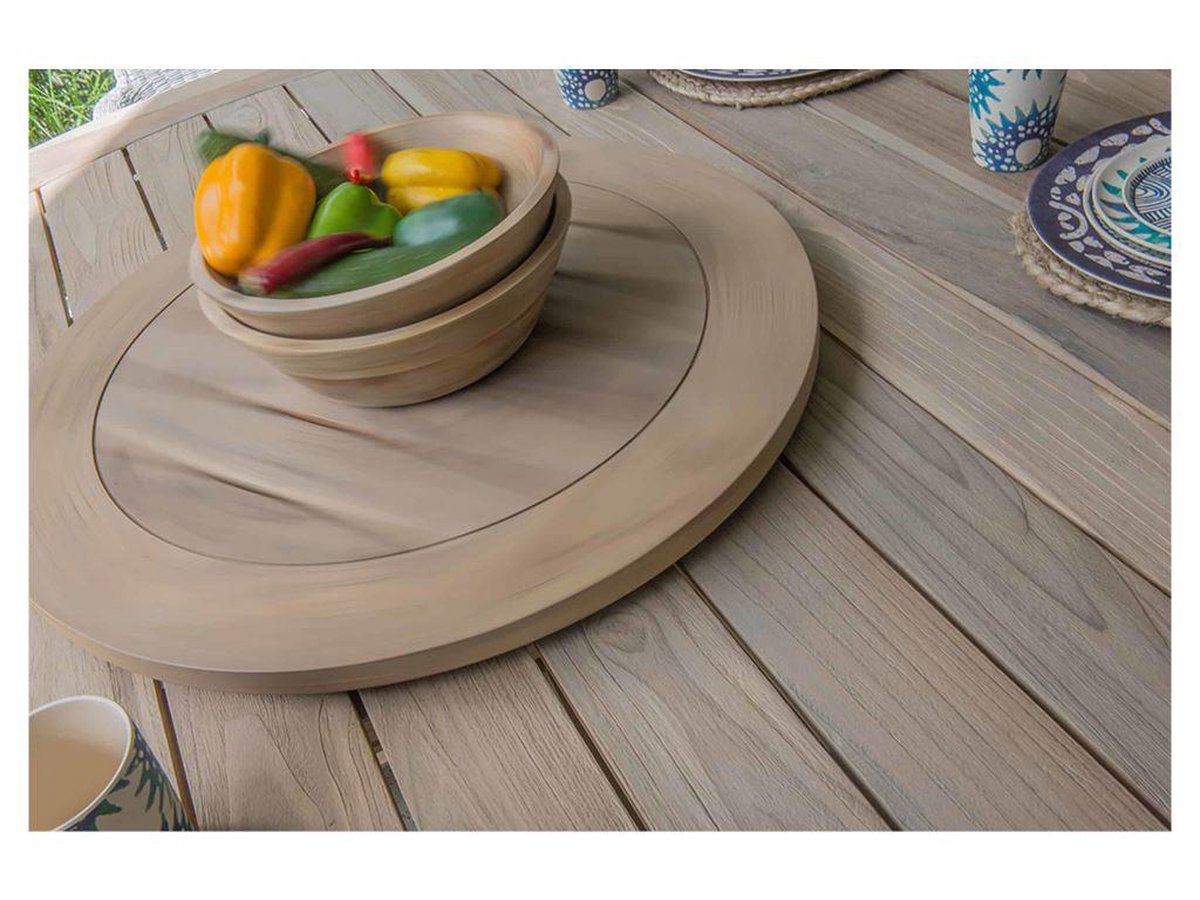 Taste Louvre Lazy susan teak dia. 65 cm - Bruin
