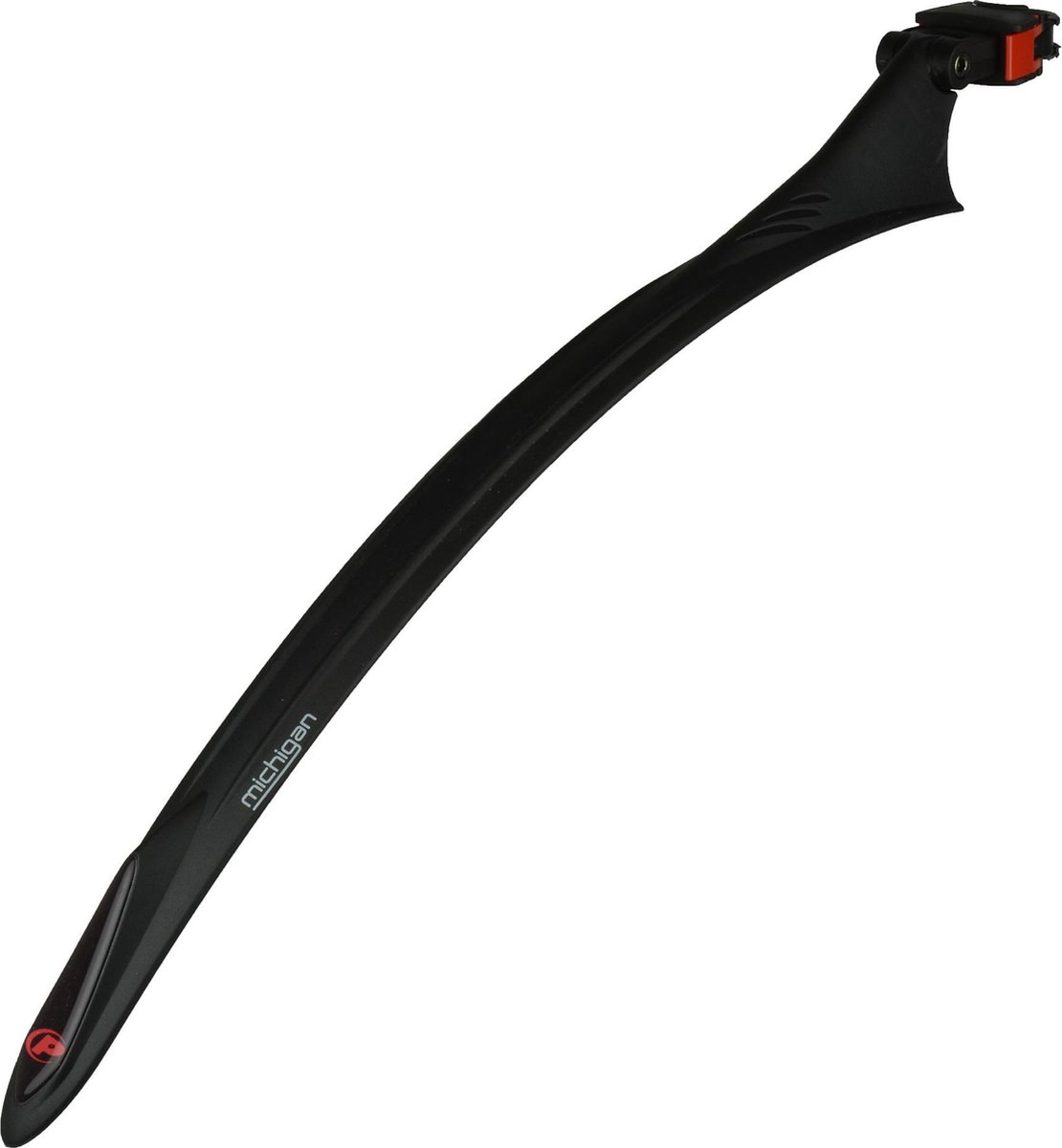 Polisport Spatbord Achter Michigan Kunststof 28 Inch - Zwart