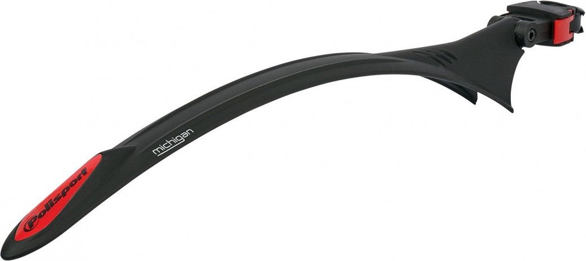 Polisport Spatbord Achter Michigan Kunststof 28 Inch - Zwart