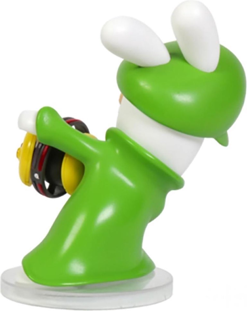 Ubisoft Mario + Rabbids Kingdom Battle - Rabbid Luigi Figuur - 8 Cm